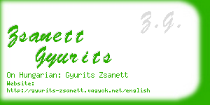 zsanett gyurits business card